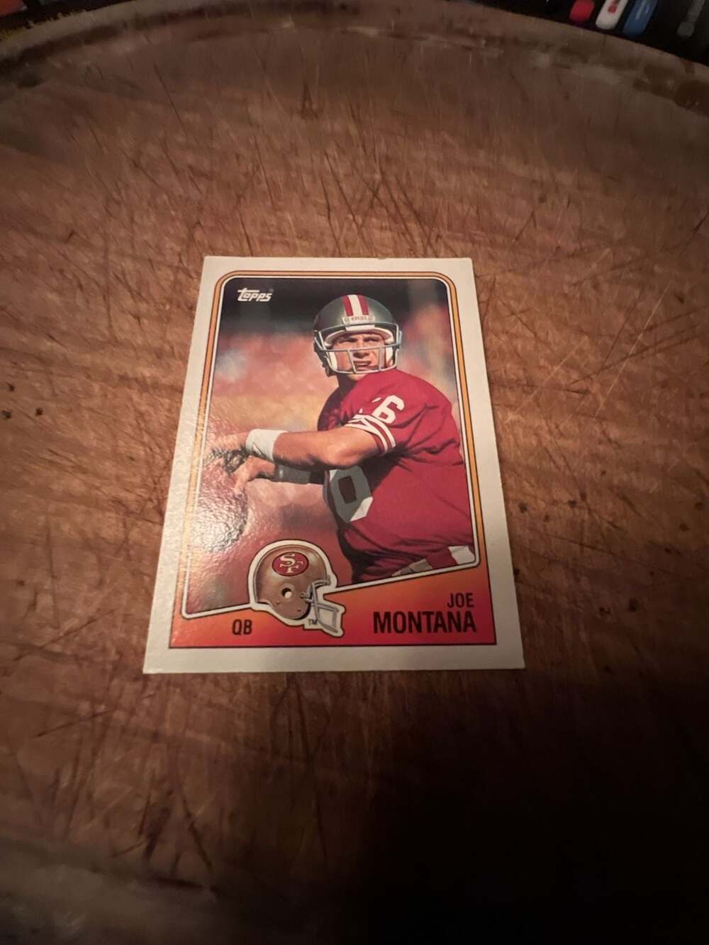 1988 Topps Joe Montana #38 San Francisco 49ers Football Card